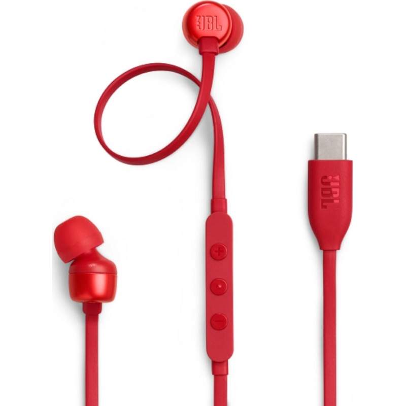 

Наушники JBL T310C Red, T310C