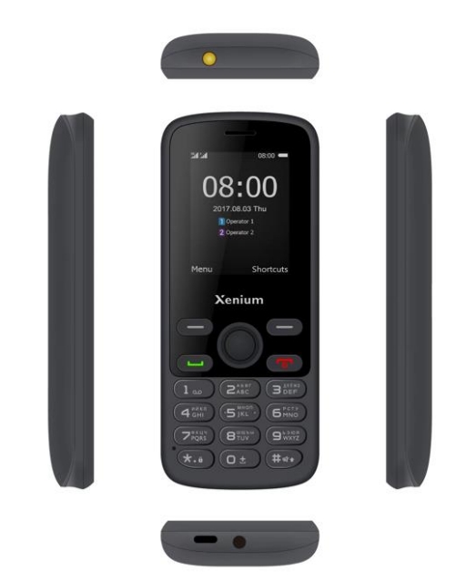 Сотовый телефон Xenium X170 Black