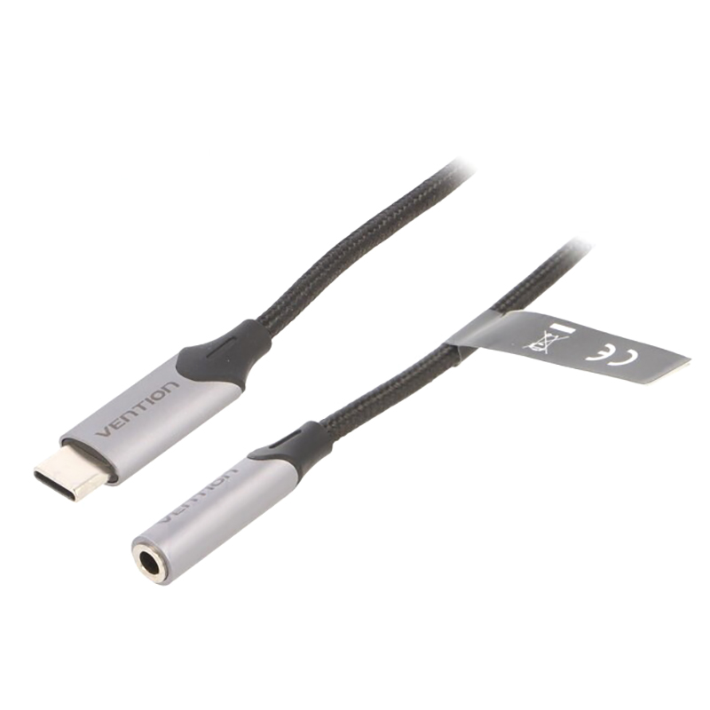 

Аксессуар Vention USB-C/M - Jack 3.5mm/F DAC 1m Grey BGMHF, BGMHF