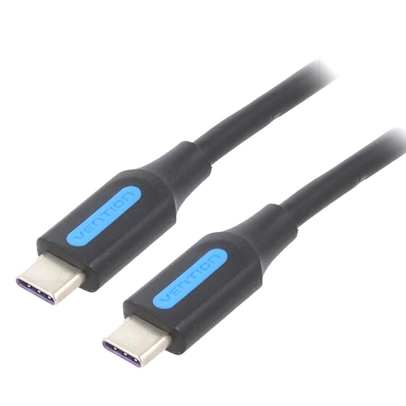 

Аксессуар Vention USB 2.0 CM/CM 5А PD100W 50cm Black COTBD, COTBD