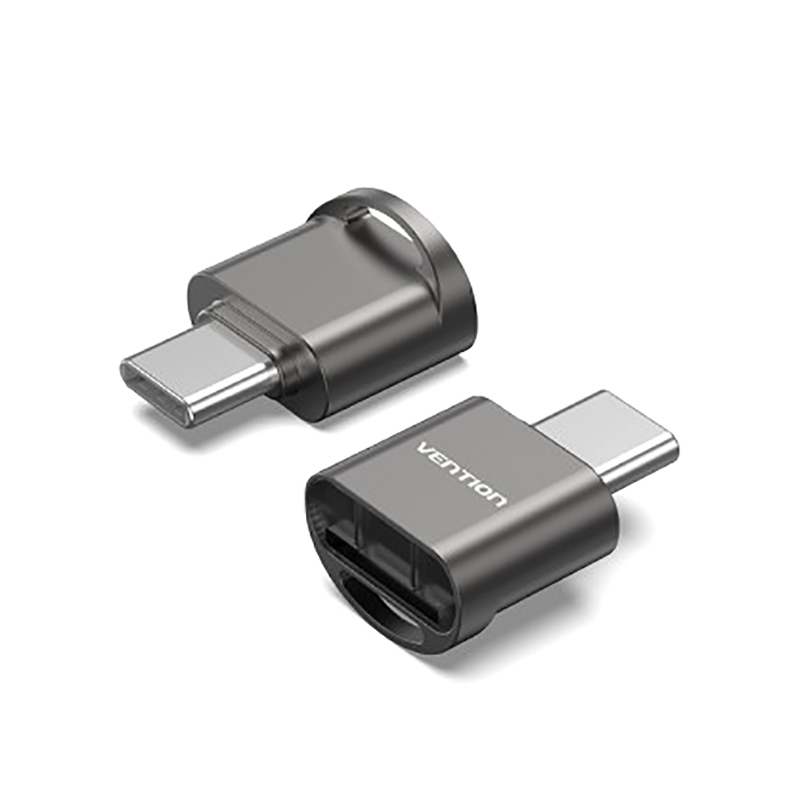 

Карт-ридер Vention OTG USB 2.0 CM / MicroSD Grey CLMH0, CLMH0