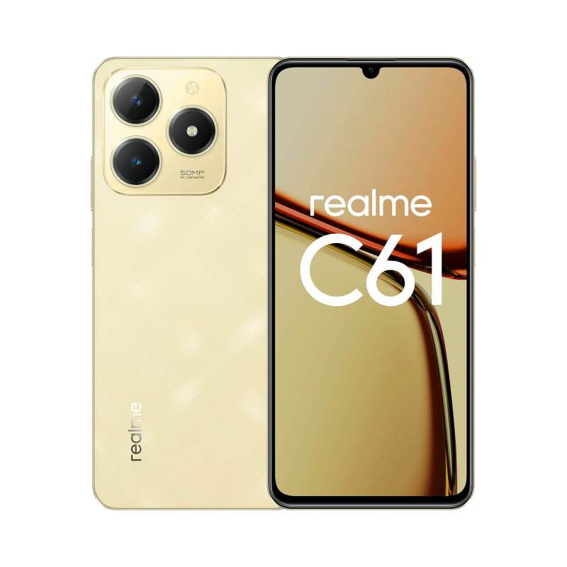 

Сотовый телефон Realme C61 8/256Gb RMX3930 Gold, C61