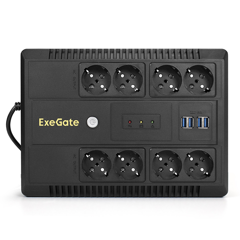 Источник бесперебойного питания ExeGate Led Neo 800VA 480W EX293854RUS