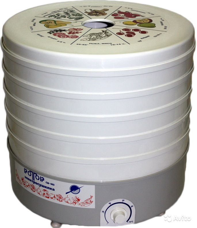 Сушилка Ротор Дива СШ-007-04 сушилка для овощей и фруктов ротор дива сш 007 04 5 поддонов белый