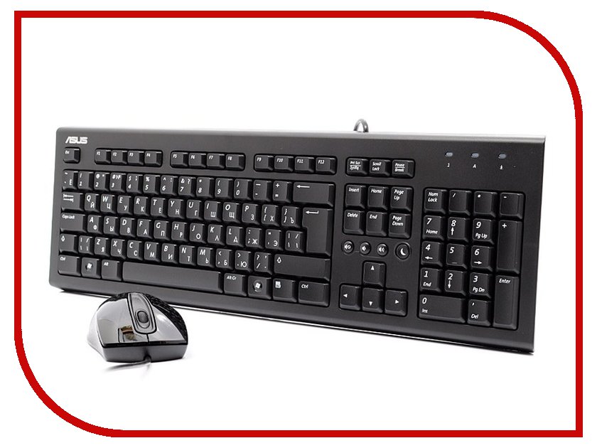 

Набор ASUS U2000 90-XB1000KM00050 Black 794831 USB, U2000