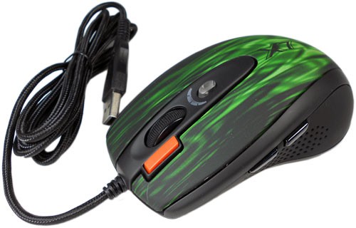 

Мышь A4Tech XL-750BK USB Green Fire, XL-750BK