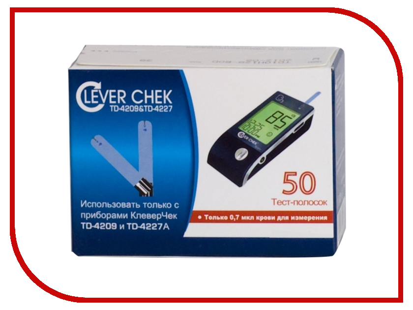 

Тест-полоски Clever Chek TD-4227