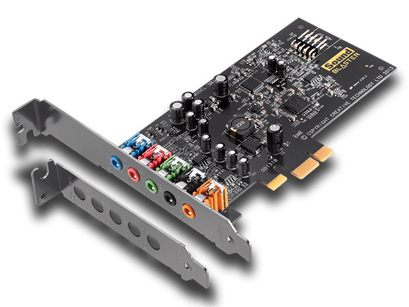 Звуковая карта Creative Sound Blaster Audigy FX PCI-eX int. Retail 70SB157000000 звуковая карта creative sound blaster z se 70sb150000004