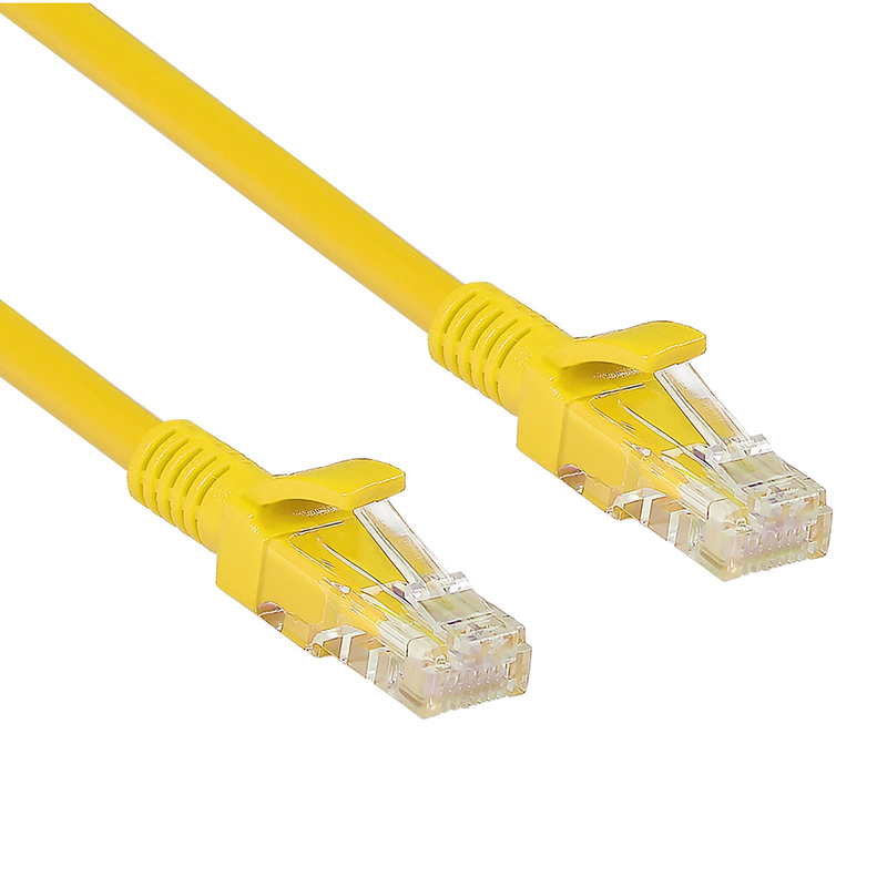 Сетевой кабель ExeGate UTP cat.5e 0.5m Yellow EX172880RUS кабель питания exegate special pcn 1 8s c7 2x0 5mm2 cca 1 8м