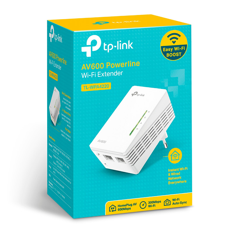 фото Powerline адаптер tp-link tl-wpa4220