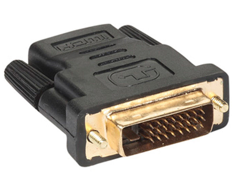 переходник hdmi dvi d конвертер dvi hdmi кабель адаптер hdmi dvi d hdmi 19f to dvi d 25m черный Аксессуар Vcom HDMI 19F to DVI-D 25M VAD7818