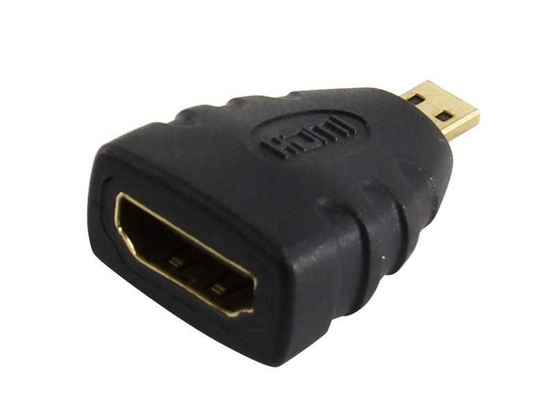 Аксессуар Vcom HDMI-19F / Micro-HDMI-19M CA325 переходник cablexpert a hdmi90 fml hdmi hdmi 19f 19m угловой соединитель 90 градусов золотые разъемы