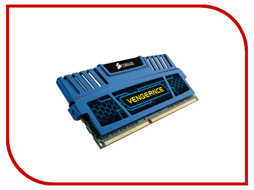 

Модуль памяти Corsair Vengeance DDR3 DIMM 1600MHz PC3-12800 CL9 - 4Gb CMZ4GX3M1A1600C9B