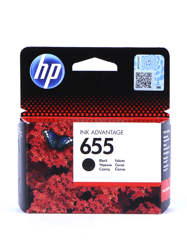Картридж HP 655 Ink Advantage CZ109AE Black для 3525/5525/4525