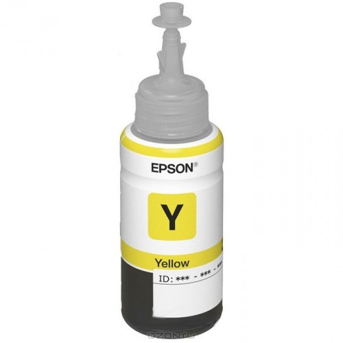 Чернила Epson T6734 C13T67344A Yellow для L800