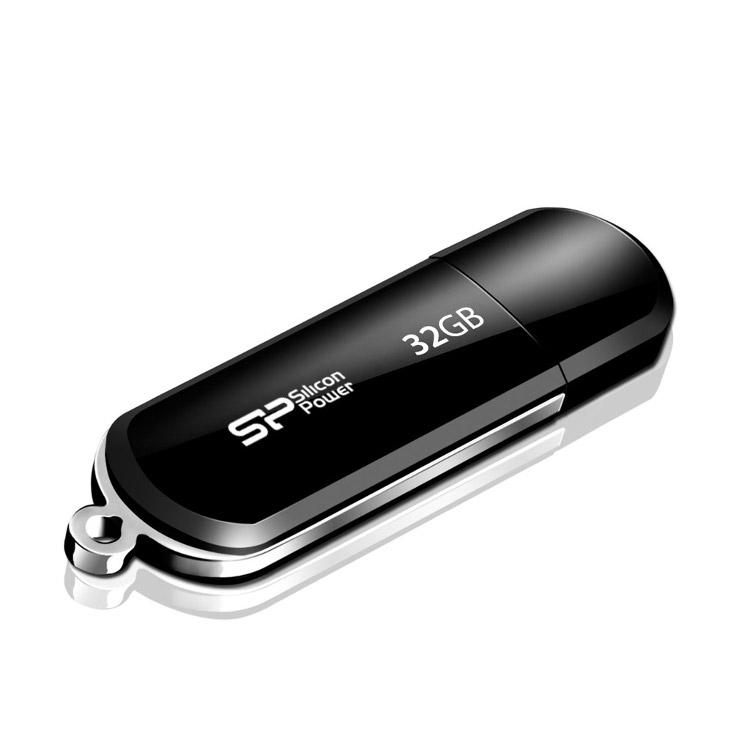 USB Flash Drive 32Gb - Silicon Power LuxMini 322 Black SP032GBUF2322V1K твердотельный накопитель silicon power slim s55 sata iii 120gb sp120gbss3s55s25