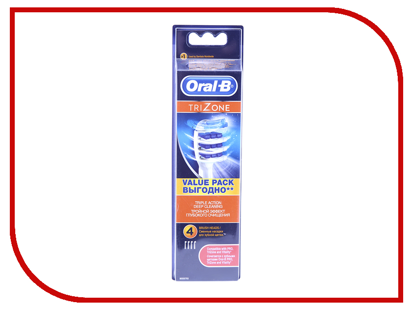 фото Сменные насадки Braun Oral-B TriZone EB30-4