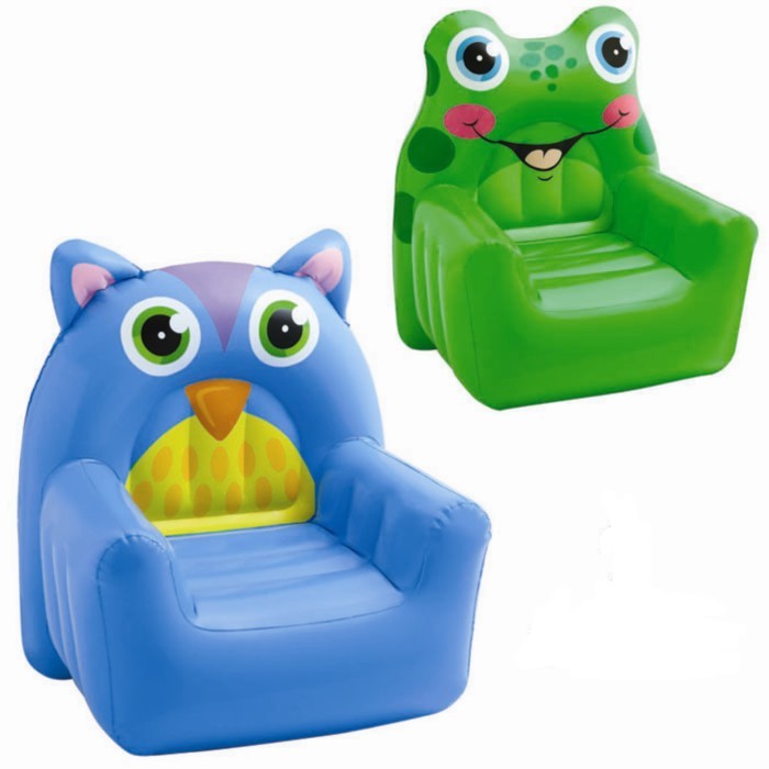 фото Надувное кресло intex cozy animal chair 68596