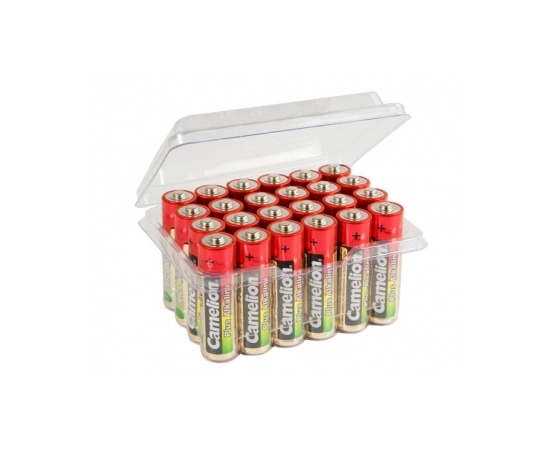 Батарейка AA - Camelion Alkaline Plus LR6 LR6-PB24 (24 штуки) батарейка perfeo lr41 10bl alkaline cell 392a ag3 10 штук