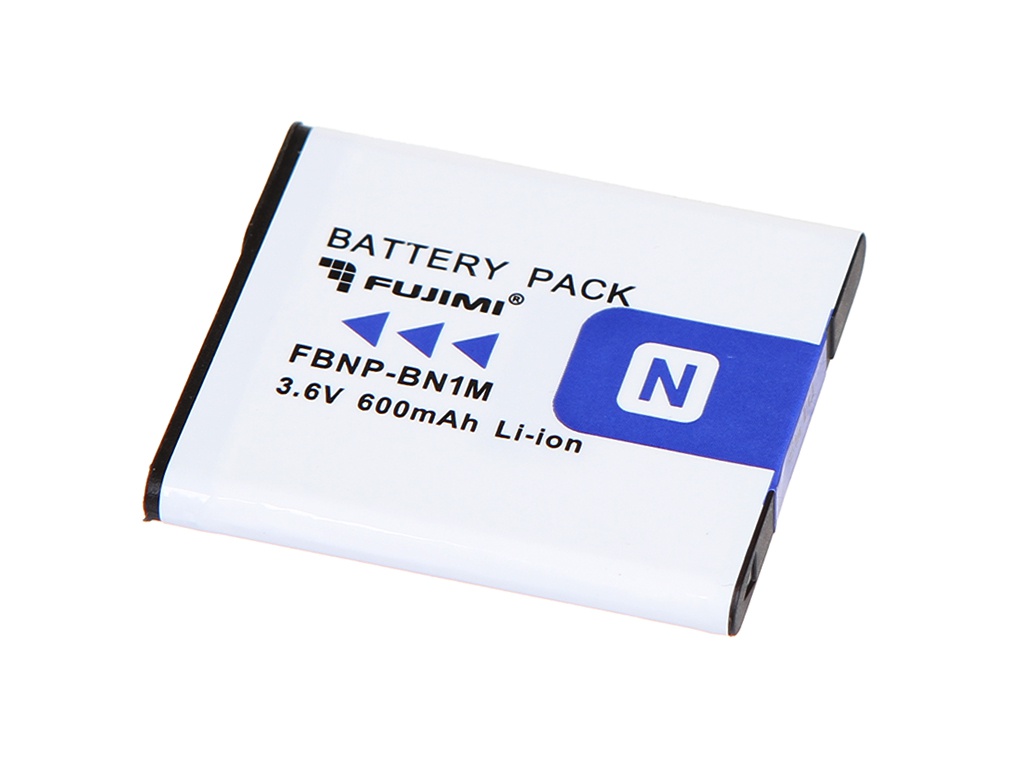 Аккумулятор Fujimi NP-BN1M для Sony аккумулятор для фотоаппарата и видеокамеры fujimi fben el12s