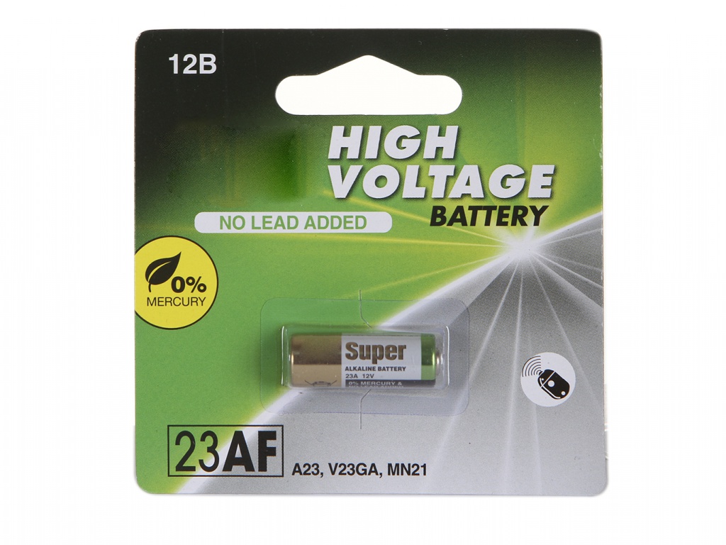Батарейка A23 - GP High Voltage A23 23AFRA-2F1 (1 штука) батарейка a23 gp high voltage a23 23afra 2f1 1 штука