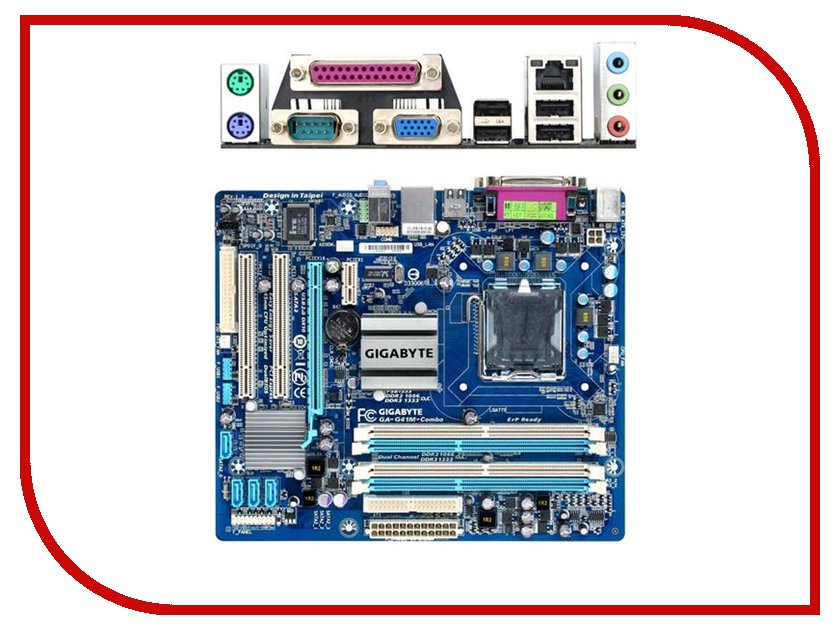 

Материнская плата GigaByte GA-G41M-COMBO, G41M-COMBO