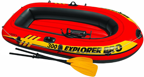 Лодка Intex Explorer 300 Pro 58358 лодка лоцман профи 300 внд grey
