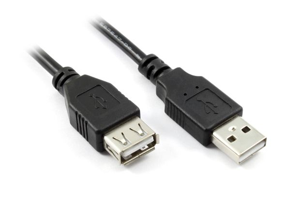 фото Аксессуар Dialog USB AM to USB AF V2.0 1.8m HC-A2018