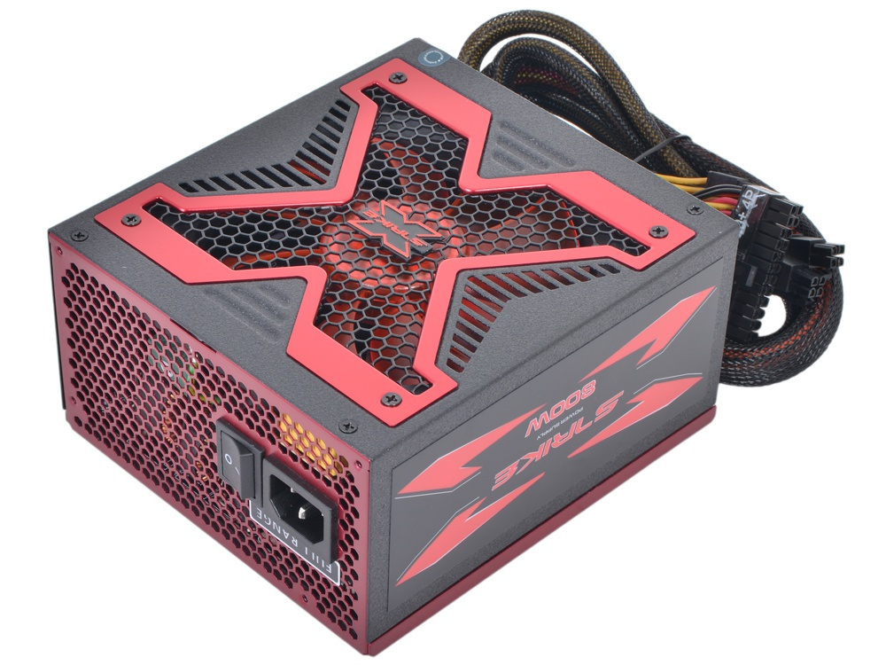 

Блок питания AeroCool Retail Strike-X 800 80 Plus Silver 800W Red, Retail Strike-X