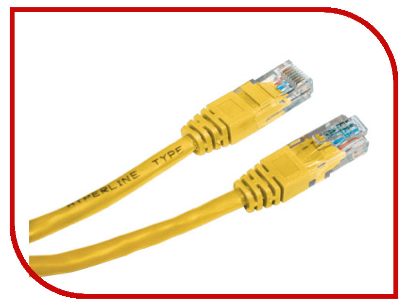 фото Сетевой кабель Greenconnect UTP cat.5e 24awg RJ45 0.3m Yellow GC-LNC02-0.3m