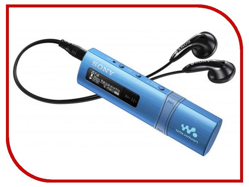 

Плеер Sony NWZ-B183F Walkman - 4Gb Blue, B183F