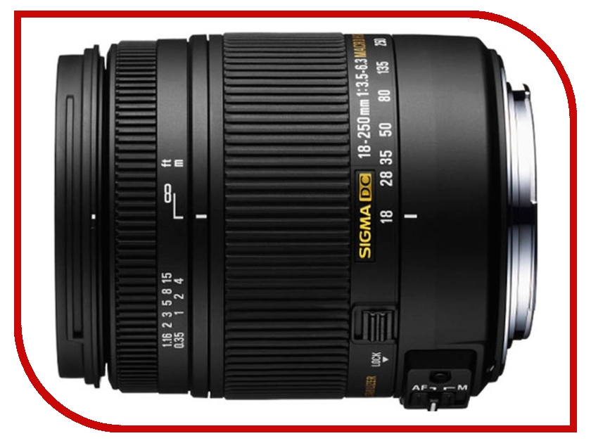 

Объектив Sigma Sony / Minolta AF 18-250 mm F/3.5-6.3 DC HSM MACRO