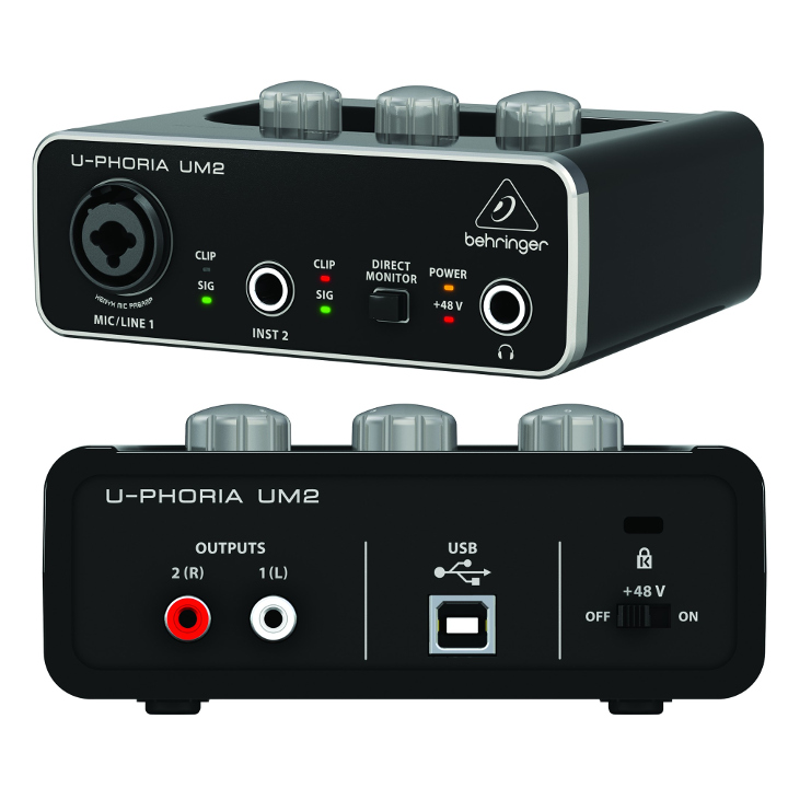 Звуковая карта behringer u phoria um2 характеристики