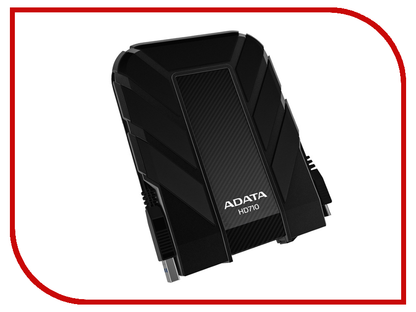 фото Жесткий диск A-Data DashDrive Durable HD710 2Tb Black AHD710-2TU3-CBK