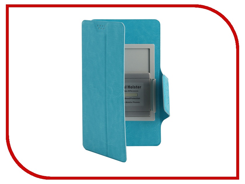 фото Аксессуар Чехол Media Gadget Clever SlideUP S 3.5-4.3-inch иск. кожа Blue CSU004
