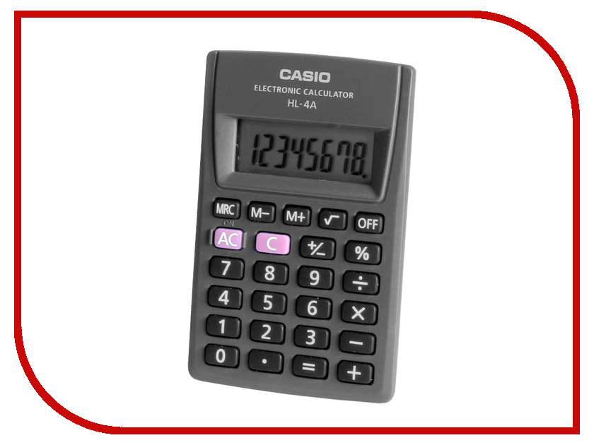 

Калькулятор Casio HL-4AS Black