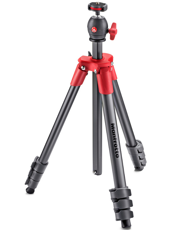 фото Штатив manfrotto compact light red mkcompactlt-rd