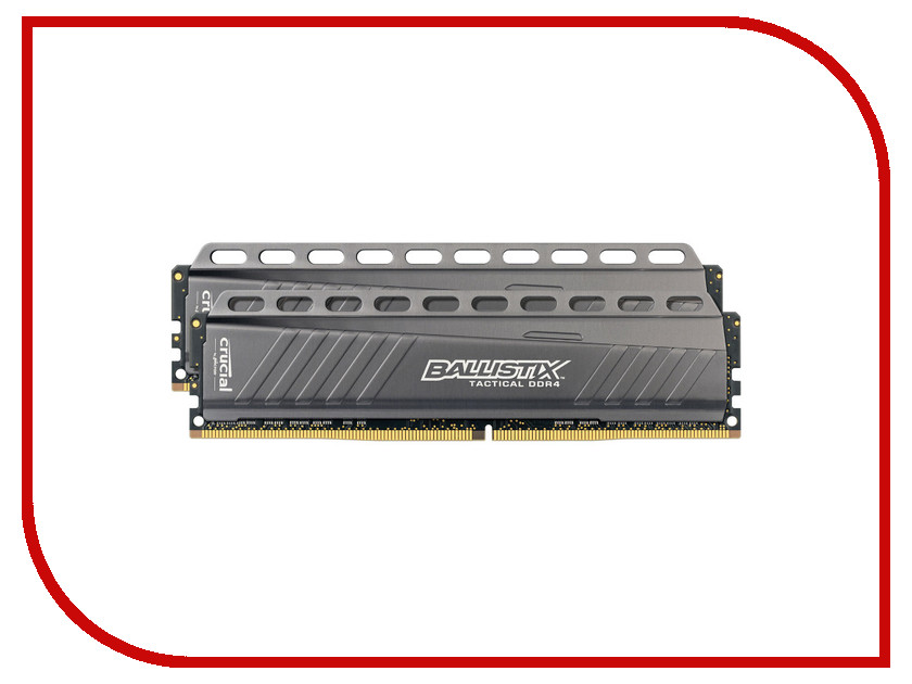 

Модуль памяти Crucial Ballistix Tactical DDR4 UDIMM 2666MHz PC4-21300 - 8Gb KIT (2x4Gb) BLT2C4G4D26AFTA