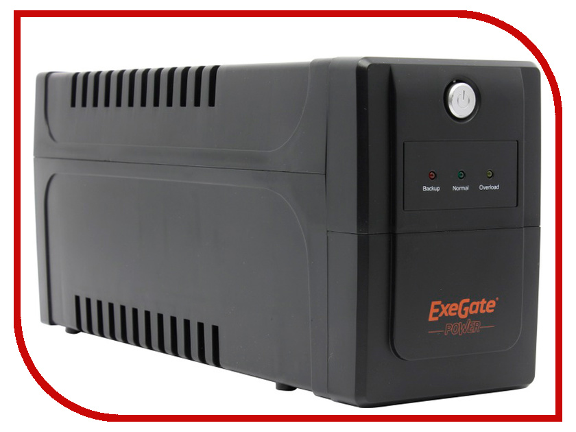 

Источник бесперебойного питания ExeGate Power Back 800VA 480W Black NNB-800