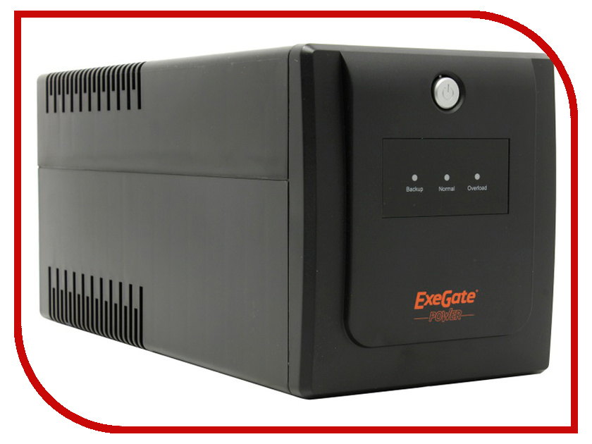 

Источник бесперебойного питания ExeGate Power Back 1000VA 600W Black UNB-1000