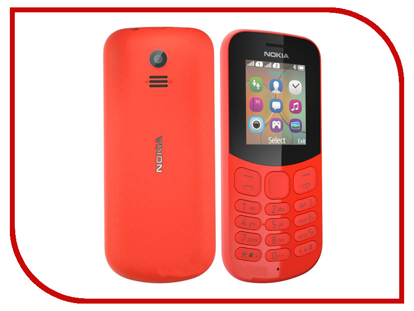 фото Сотовый телефон Nokia 130 Dual Sim TA-1017 Red