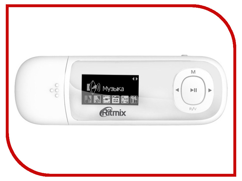 

Плеер Ritmix RF-3450 - 8Gb White, RF-3450