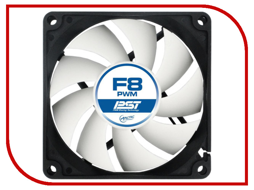 

Вентилятор Arctic Cooling F8 PWM PST AFACO-080P0-GBA01 80mm