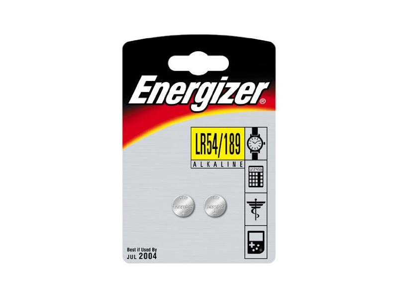 Батарейка LR54 189 - Energizer Alkaline 1.5V (2 штуки) 639320 / 21424
