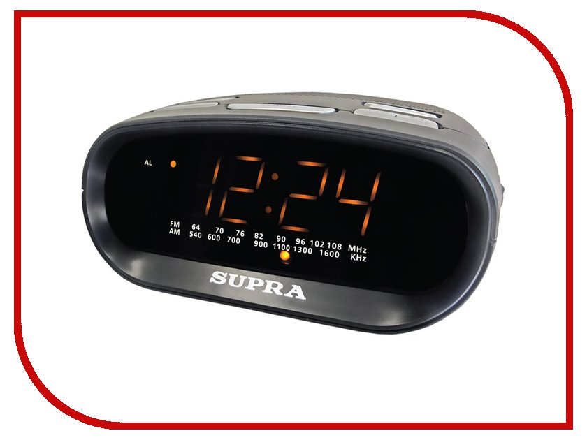 фото Часы SUPRA SA-32FM Black-Amber