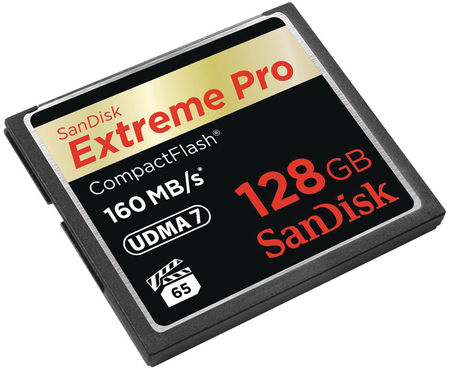 Фото - Карта памяти 128Gb - SanDisk Extreme Pro CF 160MB/s - Compact Flash SDCFXPS-128G-X46 карта памяти sandisk canon extreme pro compactflash memory card 160 mb s 128gb