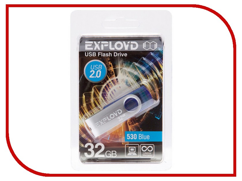 

USB Flash Drive 32Gb - Exployd 530 Blue EX032GB530-Bl