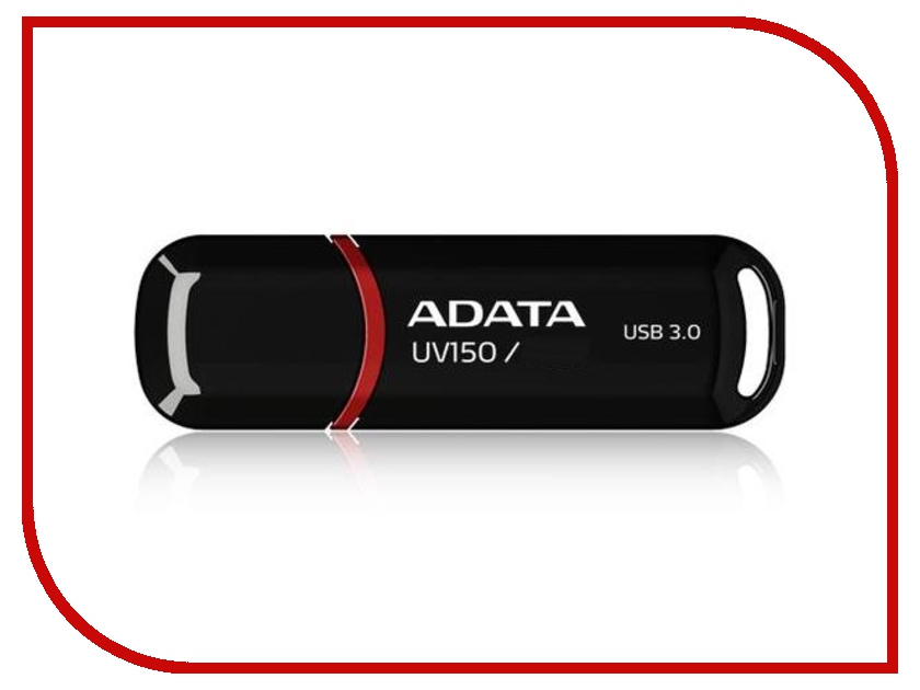 фото USB Flash Drive 64Gb - A-Data UV150 Black AUV150-64G-RBK