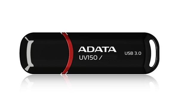 USB Flash Drive 64Gb - A-Data UV150 Black AUV150-64G-RBK usb flash a data dashdrive uv150 128gb auv150 128g rbk