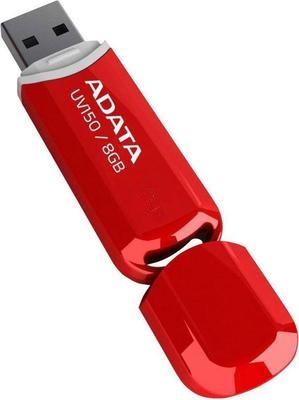 USB Flash Drive 64Gb - A-Data UV150 Red AUV150-64G-RRD usb flash a data dashdrive uv150 red 32gb auv150 32g rrd